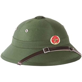 Mil-Tec Miltec Tropical Vietcong Helmet with Black Badge OneSize