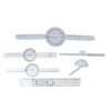6PCS Medical Goniometer Set 6 8 10inch Multifunction Joint Goniometer