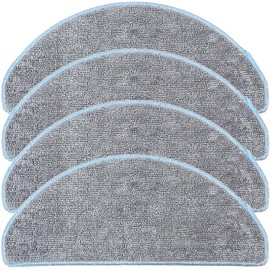 KiimSin KiimSin 4 St1ck Staubsauger-Wischt1cher f1r iRobot Roomba Combo Essential/Vac Essential Y0110 Y0112 Y0140 Q0110 Q0120/ Plus 105 Combo/ 205 DustCompactor Combo Wischpad-Zubeh?r