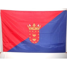 AZ FLAG Lanzarote Flag 3' x 5' for a Pole - Canary Islands Flags 90 x 150 cm - Banner 3x5 ft with Hole