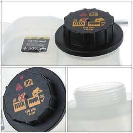 DNA MOTORING OEM-RT-FO3014145 OE Style Coolant Overflow Reservoir Tank w/Cap Compatible with 07-15 Lincoln MKX / 07-14 Edge
