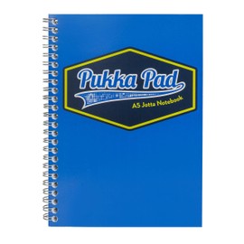 Pukka Pad Vision A4 wirebound Jotta Notebook Ruled 80gsm - Blue 8614- Single