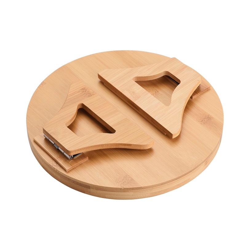 Couch Tray Burlywood Bamboo Folding Sofa Arm Clip Table for