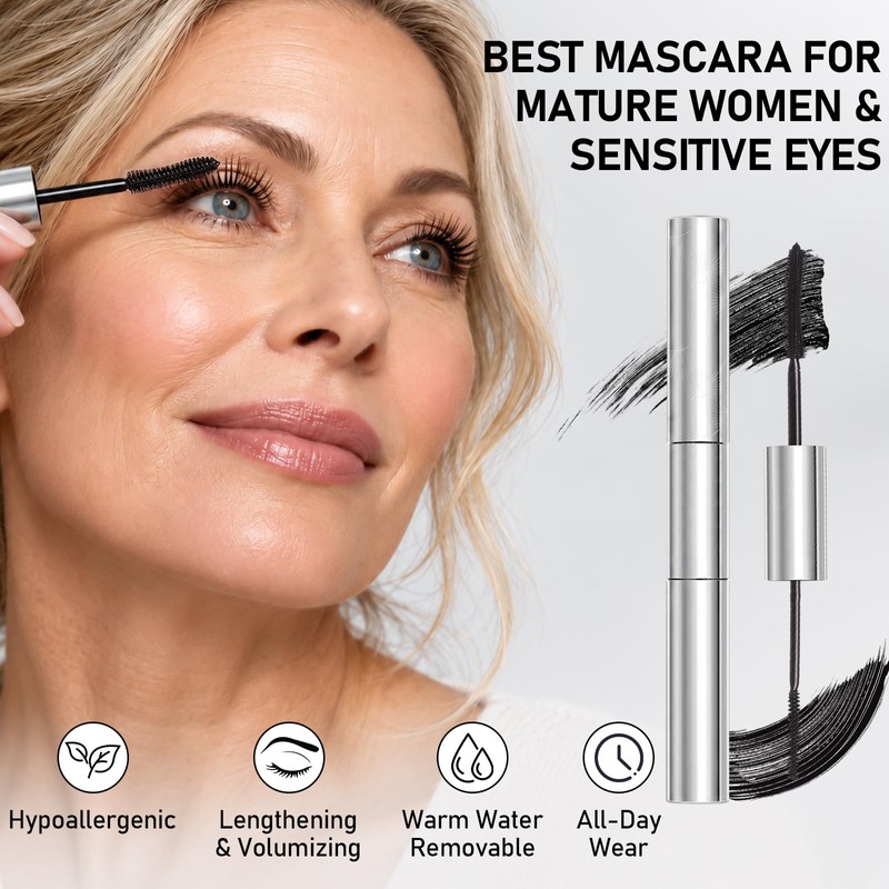 Double Ended 2 In 1 Tubing Mascara for Older Women