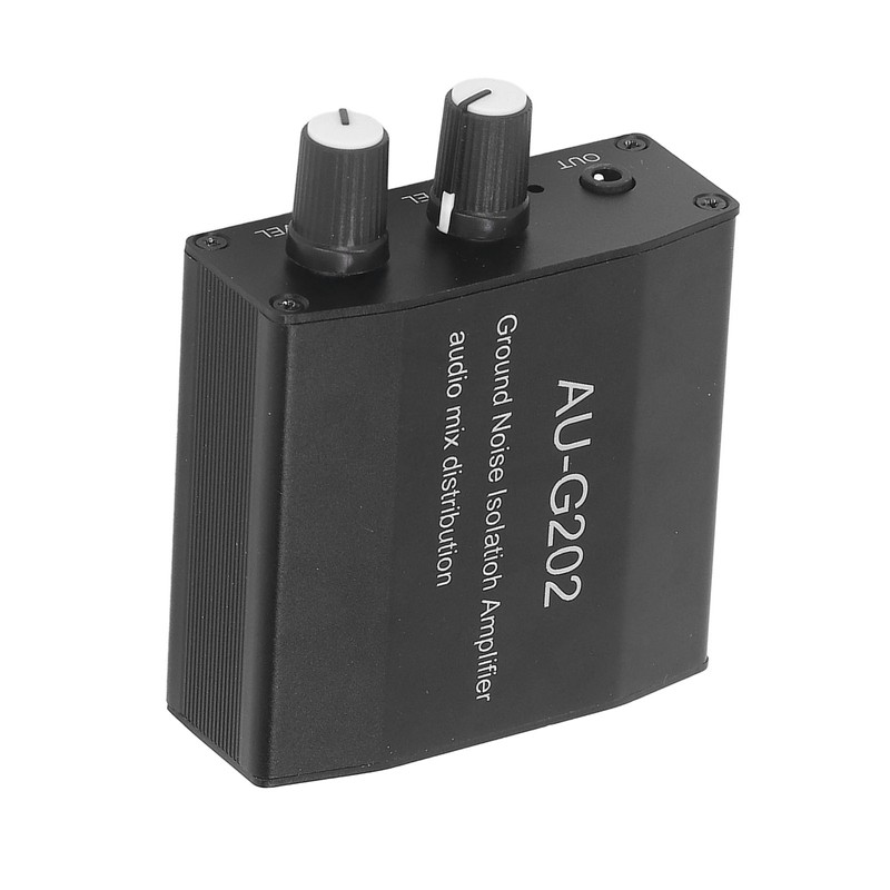 Stereo Music Signal Preamplifier 2 In 2 Out Audio Mix