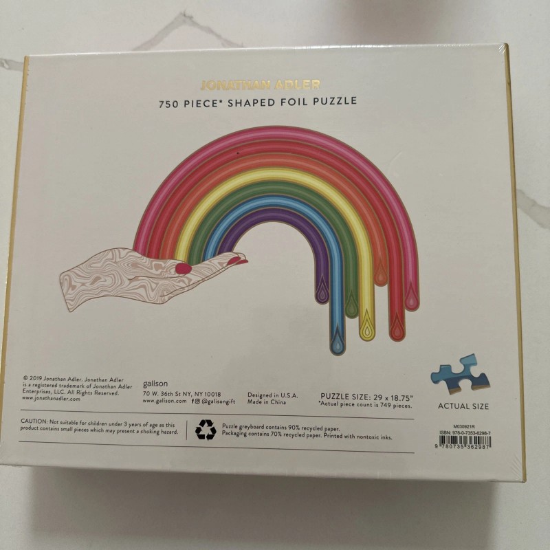 Galison Jonathan Adler NEW, SEALED Jonathan Adler Rainbow 750 Piece