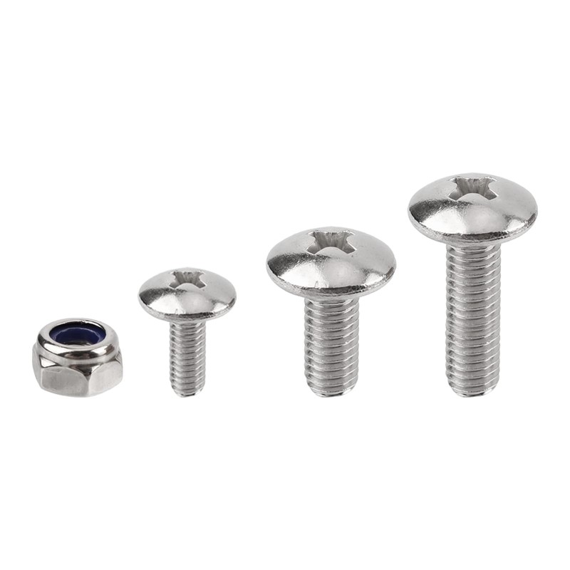 MOTOALL 25 Piece Fender Bolts Screws Nut Mount Kit Plastics