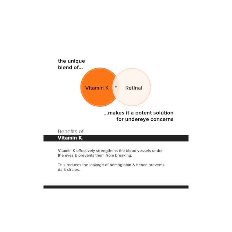 Minimalist Vitamin K + Retinal 01% Under Eye Cream |