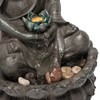 Alpine Corporation GEM178 Indoor Tabletop Meditating Buddha Water Fountain with