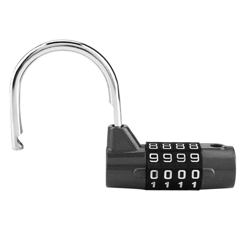 Door Password Lock,4 Dial Digit Code Combination Padlock Security Password