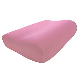 Edda Lux Cover suitable for Tempur Shape Queen and Tempur Original Queen sleeping pillow, 61 x 31 cm, for pillow sizes S, M, L, XL, jersey cushion cover for neck support pillow, in flamingo