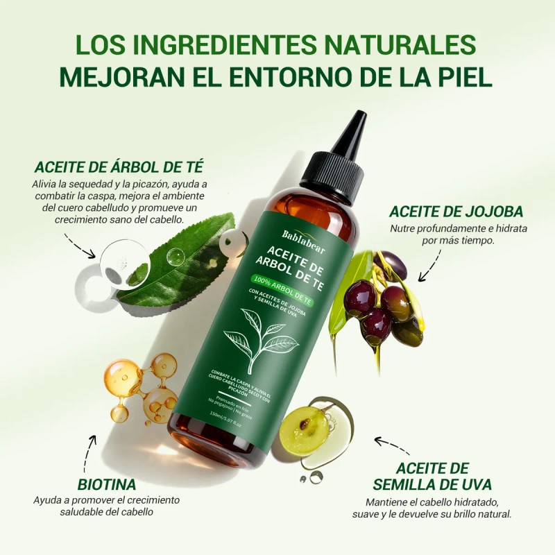 Aceite De rbol De T Natural 150ml Crecimiento Del Cabello