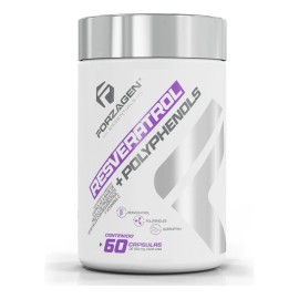 Forzagen Essentials Resveratrol+polyphenols 60 Caps | Vita C Sabor Sin sabor
