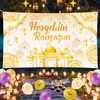 DPKOW Platinum Ramadan Decorative Hosgeldin Ramazan Banner Background Ramadan Mubarak