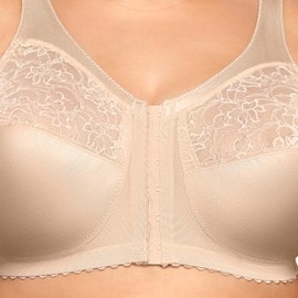 Glamorise Women's MagicLift Front-Fastening Support Bra (Magiclift-vorderverschluss-bh) - Beige (Blush) plain, size: 95C
