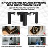 GCCSJ 12" Height Washer and Dryer Pedestal, Heavy-Duty Universal Stainless
