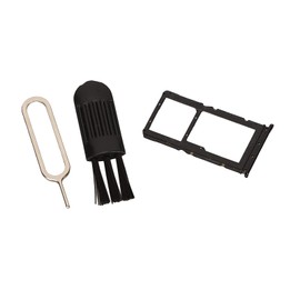 ciciglow SIM Card Tray Slot Replacement for Redmi Note 7 Note 7 Pro, SIM Card Slot Tray Holder Incl. SIM Pin, Closely Fit, Sturdy and, Black/Red Available(Black)