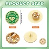 Solsew 12/24/50 Pack Commitment to Safety Award Employee Gold Enamel