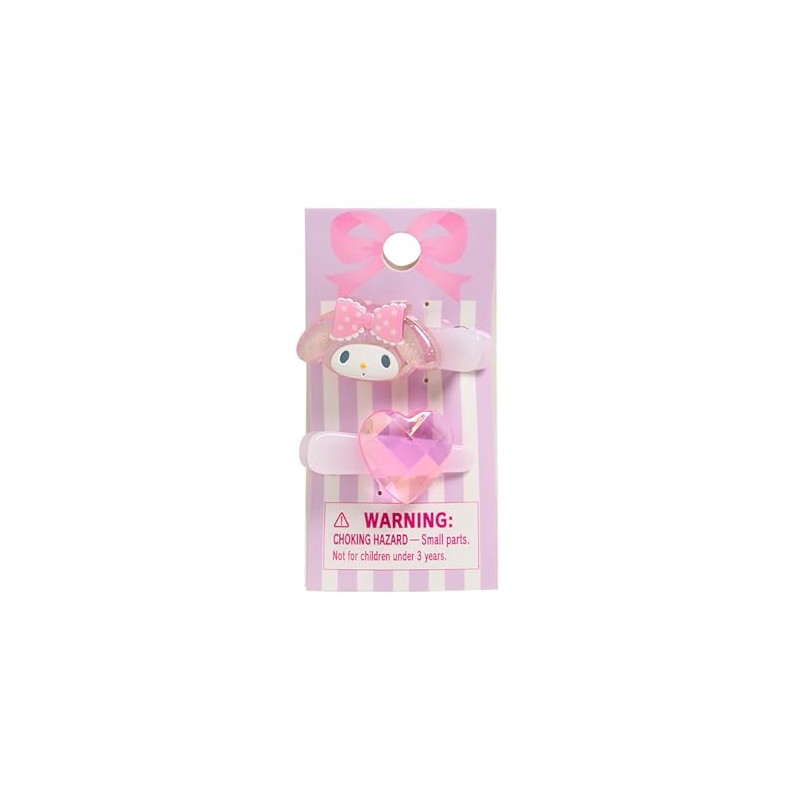 Sanrio 176893 My Melody Mini Hair Clips, Set of 2