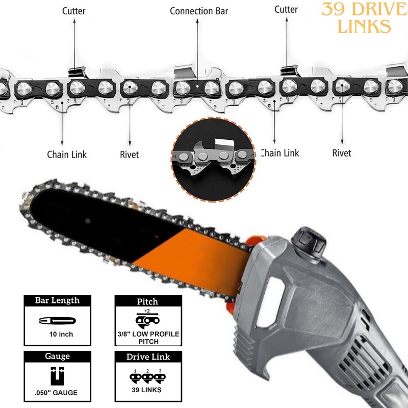 10'' Saw Chain for Remington 091371S 0913715 091371-03 108526-01 097567-01
