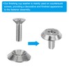 PATIKIL 10pcs M5 Finishing Countersunk Washers 14mm Diameter 3mm Height