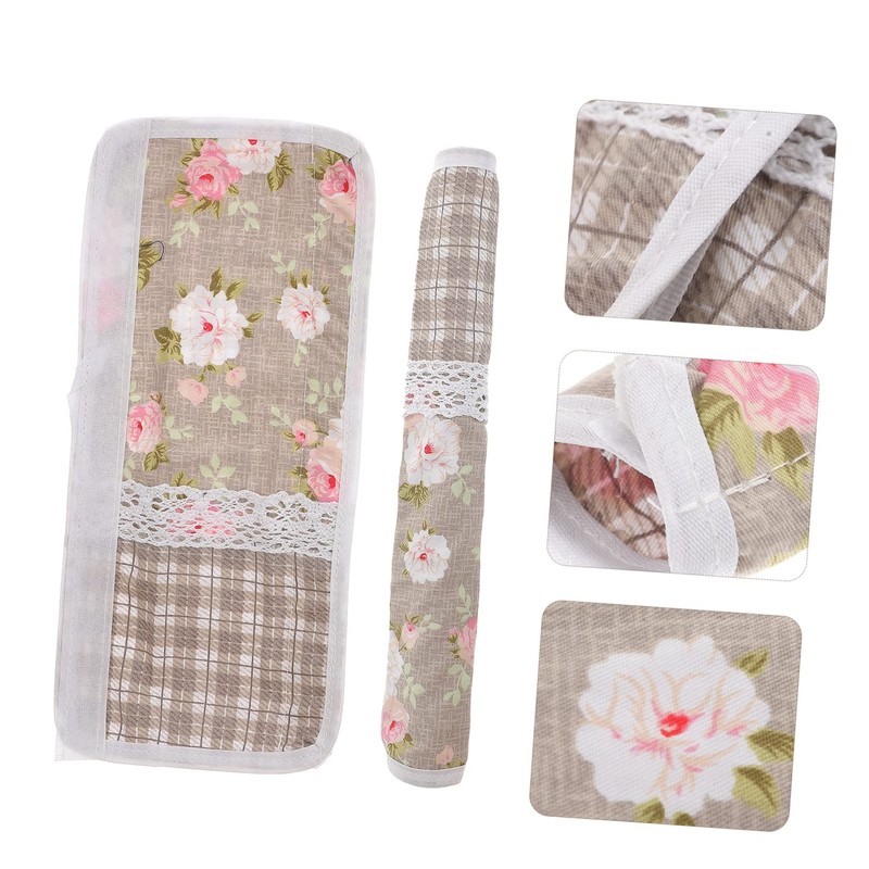 CORHAD 1 Pair Anti-Static Refrigerator Door Handle Covers Kitchen Appliance