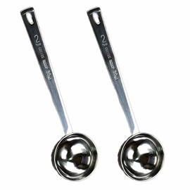 2 Pieces 2 Tablespoon Scoops with Long Handle, 30 ML Stainless Steel Coffee Measuring Spoon 30ml Measuring Tablespoon for Coffee Milk Fruit