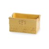 Boston International Ceramic Sugar Packet Holder, Honeycomb 4 x 2.75-Inches