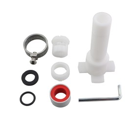 ZHYOHEN 1 Set 4 in 1 Bathtub Adapter Bathtub Faucet Adapter Copper Slip On Universal 1/2 inch Copper Pipe 3/4 inch IPS With Assembly Tool Bathtub Nozzle Diverter Repair Kit