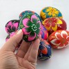 Needzo 9 Hand Painted Ukrainian Wooden Easter Eggs Pysanky Pysanki