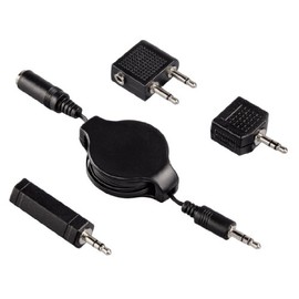 Hama Air Travel Adapter Kit (4 Pieces) Black