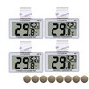 Digital Reptile Hygrometer Thermometer LCD Display, Temperature Humidity Meter Gauge