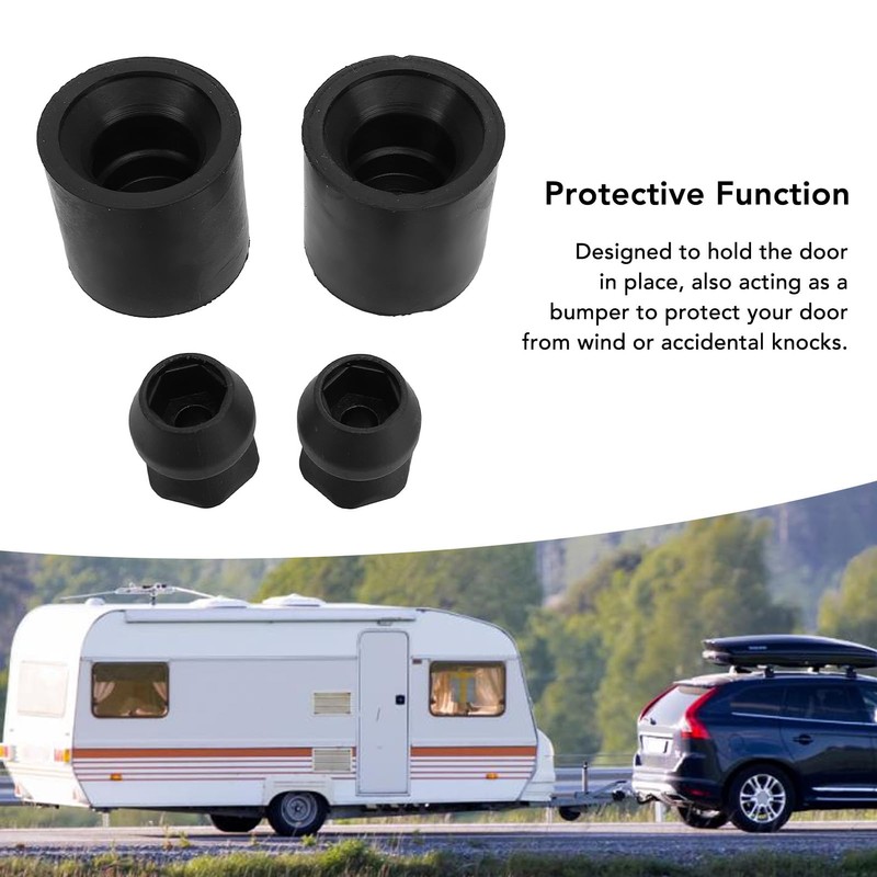 Akozon Trailer Door Holder Kit, 2 Set Deform-Proof Trailer Door