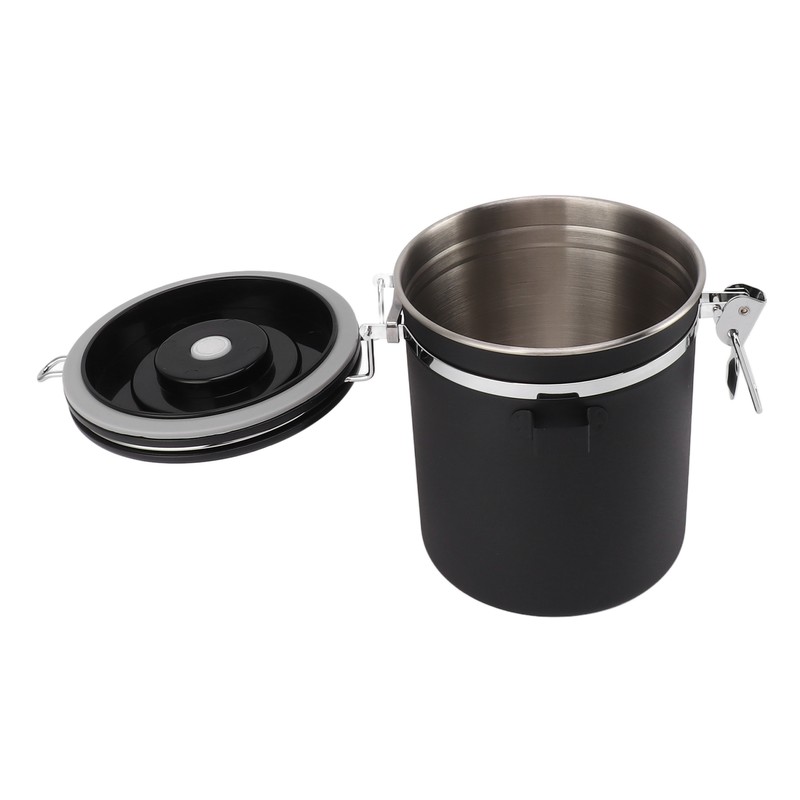 1.5L Coffee Canister Coffee Container with Scoop Date Tracker Stainless