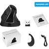Eelexa Ergonomic Vertical Mouse: 2.4G Bluetooth Dual Mode Optical Computer