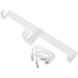 CIYODO Wall-Mount Storage Bracket for Vr Display Metal Vr Holder Headset Wall Mount with Dual-Head Charging Cable