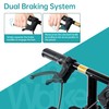 ELENKER Mobility All-Terrain Knee Scooter, Medical Scooter Double Handbrake for
