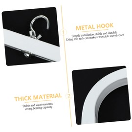 Gadpiparty 2pcs Projector Screen Mount Wall Bracket with Hook for Easy Installation Compatible with Screens for High Ceilings and Wall-Mounted Setups