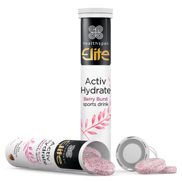 Healthspan Elite Activ Hydrate (40 Effervescent Tablets) | Berry Burst
