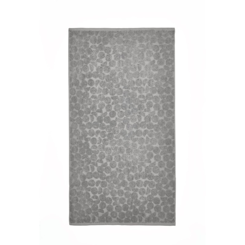 Fusion - Grey Circle Pebble Bath Towel (70 x 130cm)