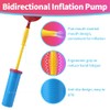 KAWKALSH Hand Balloon Pump, Dual Action Two-Way Inflator, Manual Air