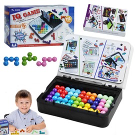 PIWOSGOL IQ Puzzle IQ Games with 110 Challenges, 2D 3D IQ Game Logic Games Puzzle Games IQ Games for Children from 6 and Adults Gameplay for Family Gatherings