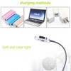 ANGGREK LED Lamp Clip On Desk Light 2.5X Times Magnifier