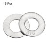 sourcing map 9/16" 316 Stainless Steel Flat Washer for Screw