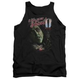 A&E Designs Mens The Wizard of Oz I Like Your Shoes Tanktop, Black, Large