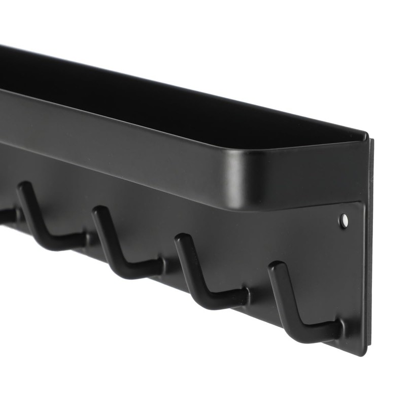 Nitori Magnetic Key Hook & Tray 2755 Black NITORI 8070975