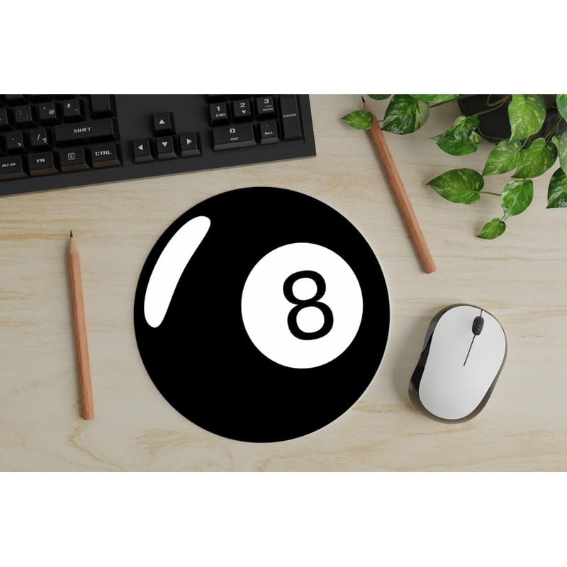 Mauspad für Maus, PC oder Laptop – Kugel 8. Für