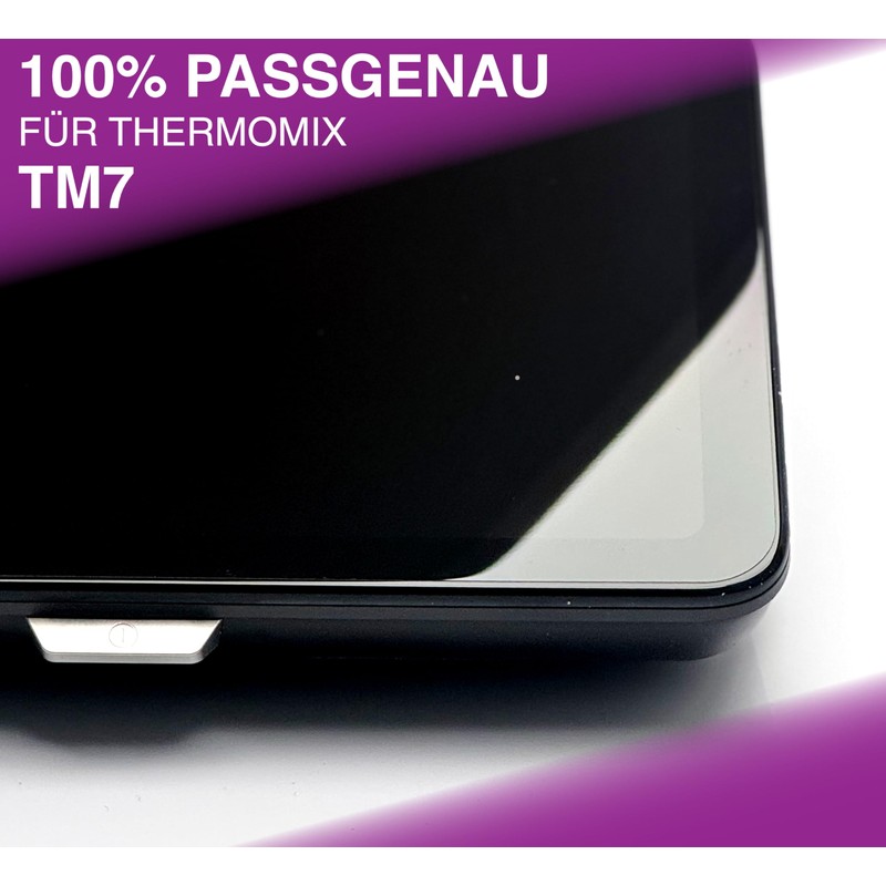 dipos 2 x Screen Protectors Compatible with Vorwerk Thermomix TM7