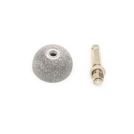 MT-2055 Aluminum Oxide/Bell polishing Tool &Grinding Head for tire Repair with Balance Wheels Buffing Tool 2 3/16" 55mm 3/8" (Medium)