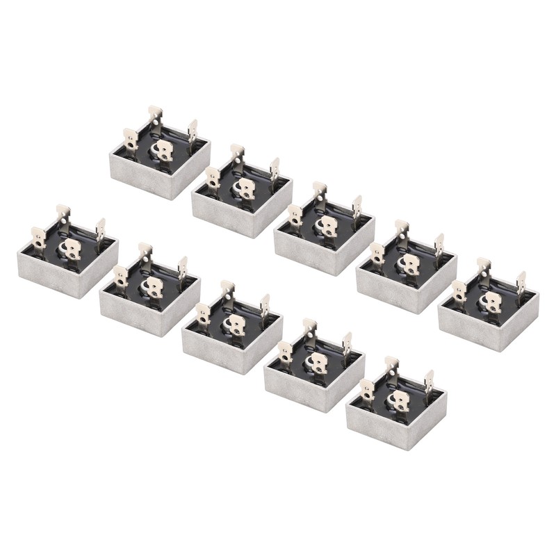10Pcs 1000V 50A Single Phase Diode Bridge Rectifier Excellent Cooling
